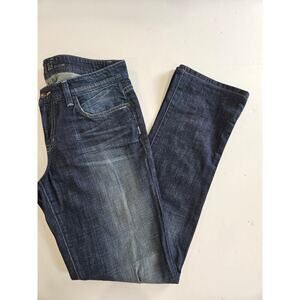 Joe's The Best Friends Jeans Women's 28 Dark Blue Boot Cut Straight Distressed